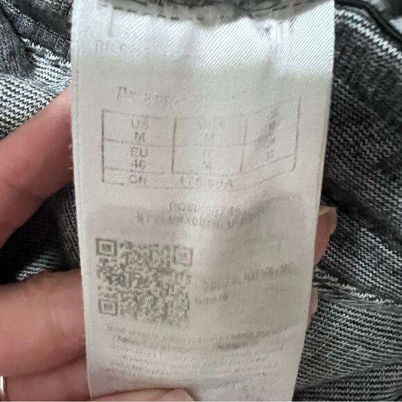 Guess Men Light Gray Jogger Size M Moto Elastic Waist Casual Minimalistic Logo - Picture 6 of 6